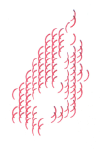 An illustration of a single flame rendered in parentheses from a typewriter.